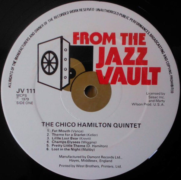 Master Release: That Hamilton Man by The Chico Hamilton Quintet