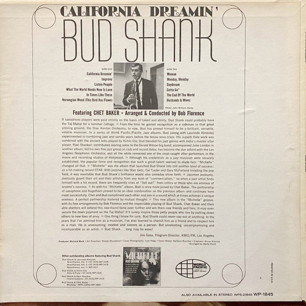 Release: California Dreamin'-Vinyl-US-1966-WP-1845, WP 1845-3253990