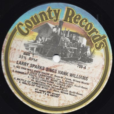 Larry Sparks Sings Hank Williams