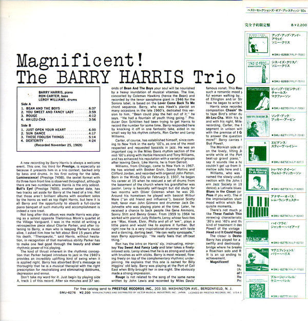 Release: Magnificent!-Vinyl-Japan-1980-SMJ-6276-7634492