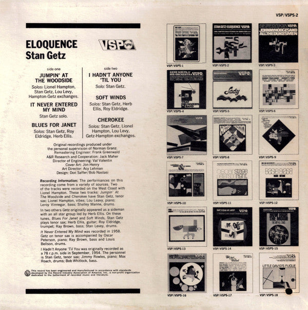 Release: Eloquence-Vinyl-US-1966-VSPS-2, VSP/VSPS-2-2138747