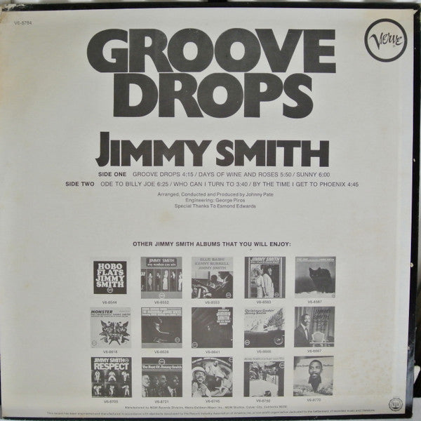 Release: Groove Drops-Vinyl-US-1969-V6/8794, V6-8794-9796334