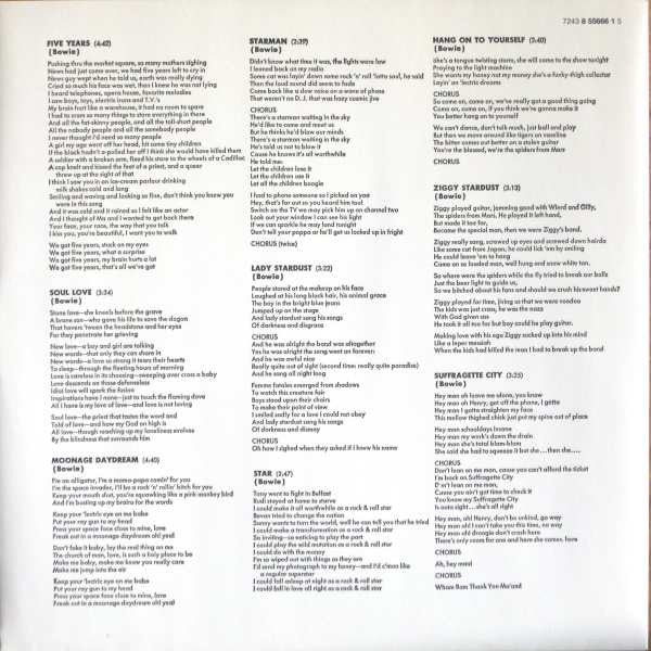 The Rise And Fall Of Ziggy Stardust And The Spiders From Mars