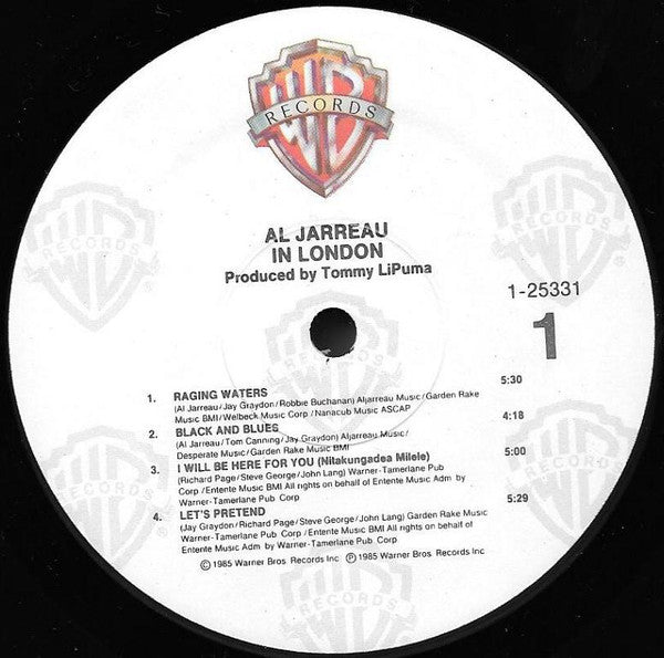 Release: In London-Vinyl-US-1985-9 25331-1, 1-25331-2939736