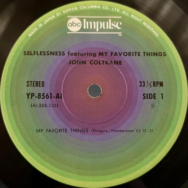 Selflessness Featuring My Favorite Things = セルフレスネス