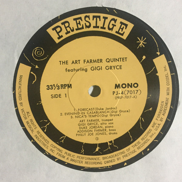 Art Farmer Quintet Featuring Gigi Gryce