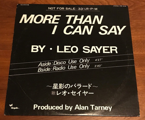 More Than I Can Say