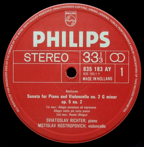 Sämtliche Sonaten Für Klavier Und Violoncello