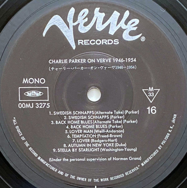 Charlie Parker On Verve 1946-1954