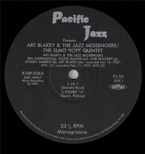 Art Blakey & The Jazz Messengers / The Elmo Hope Quintet Featuring Harold Land