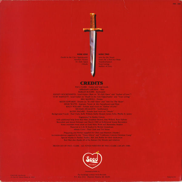 Release: Aim For The Heart-Vinyl-US-1980-PSR-008-1707983