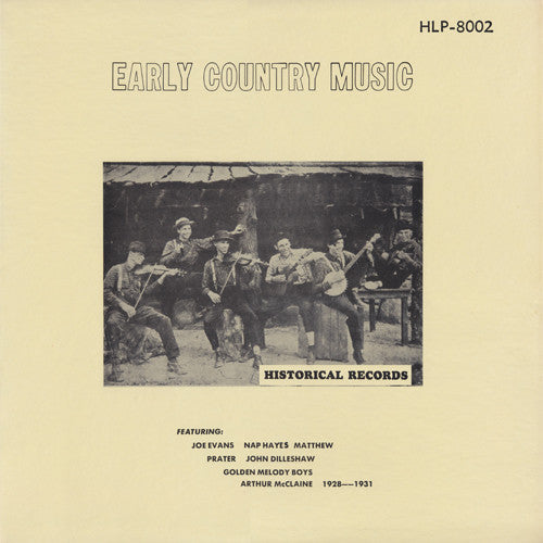 Release: Early Country Music (Vol. 2 1928-1931)-Vinyl-US-1972-HLP-8002-2330898