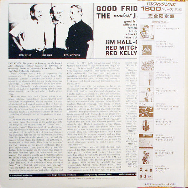 Release: Good Friday Blues: The Modest Jazz Trio-Vinyl-Japan-1979-GXF 3138, PJ-10-2171069
