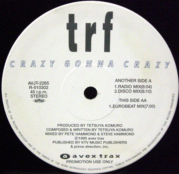 Master Release: Crazy Gonna Crazy by TRF