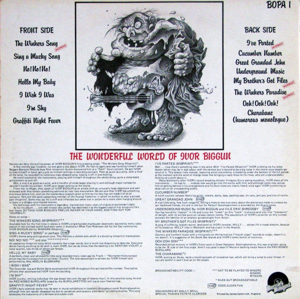 Release: The Winker's Album (Misprint)-Vinyl-UK-1978-BOPA 1-1348926