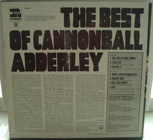 Master Release: The Best Of Cannonball Adderley by Cannonball Adderley