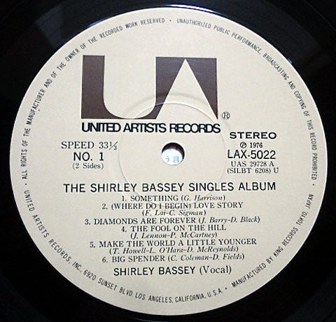 The Shirley Bassey Singles Album