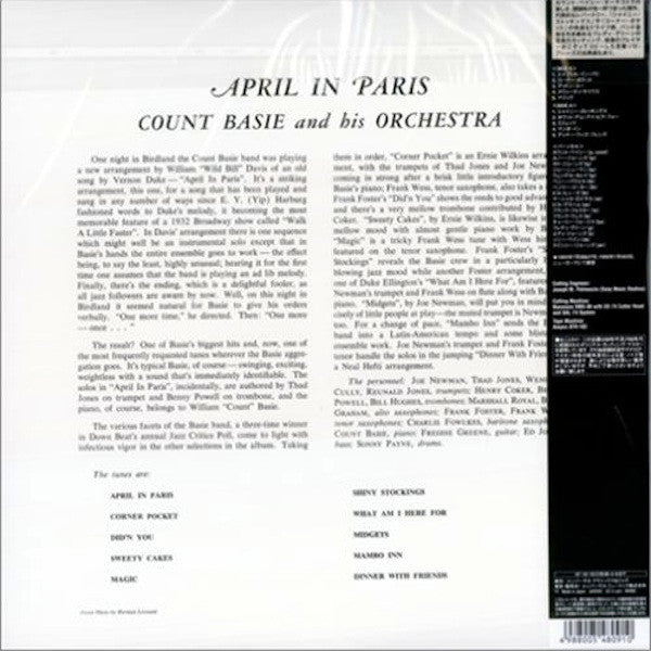 Release: April In Paris-Vinyl-Japan-2007-UCJU-9081, MG V-8012-2421919
