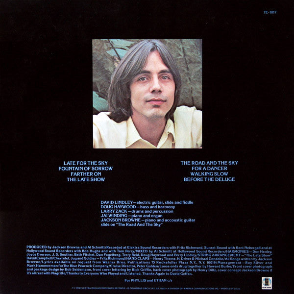 Release: Late For The Sky-Vinyl-US-1974-7E-1017-1450098