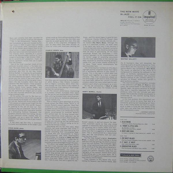 The College Concert Of Pee Wee Russell And Henry Red Allen