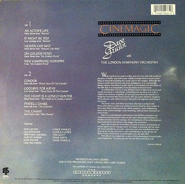 Release: Cinemagic-Vinyl-US-1987-GR-1037-2748805
