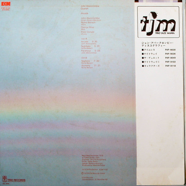 Release: Arcade-Vinyl-Japan-1979-PAP-9148, ECM 1133-2322249