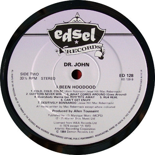 Release: I Been Hoodood-Vinyl-UK-1984-ED 128-2276741