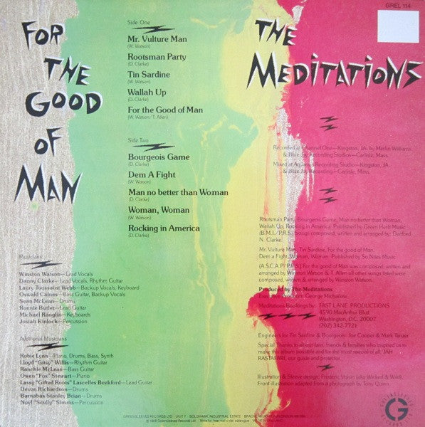 Master Release: For The Good Of Man by The Meditations