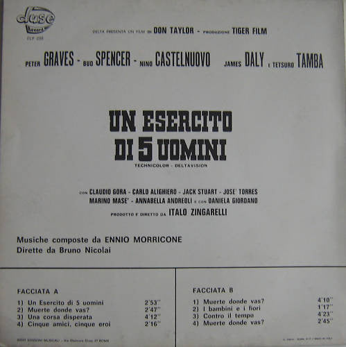 Master Release: Un Esercito Di 5 Uomini (Colonna Sonora Originale Del Film) by Ennio Morricone