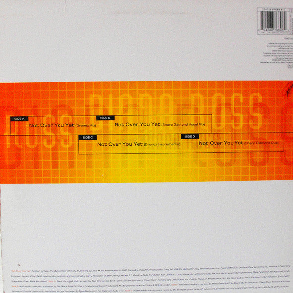 Release: Not Over You Yet-Vinyl-UK-1999-12EMX 553, 7243 8 87689 6 2-1592815