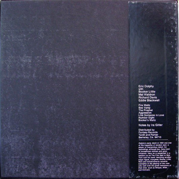 Release: The Great Concert Of Eric Dolphy-Vinyl, Box Set-US-1974-P-34002-1311323