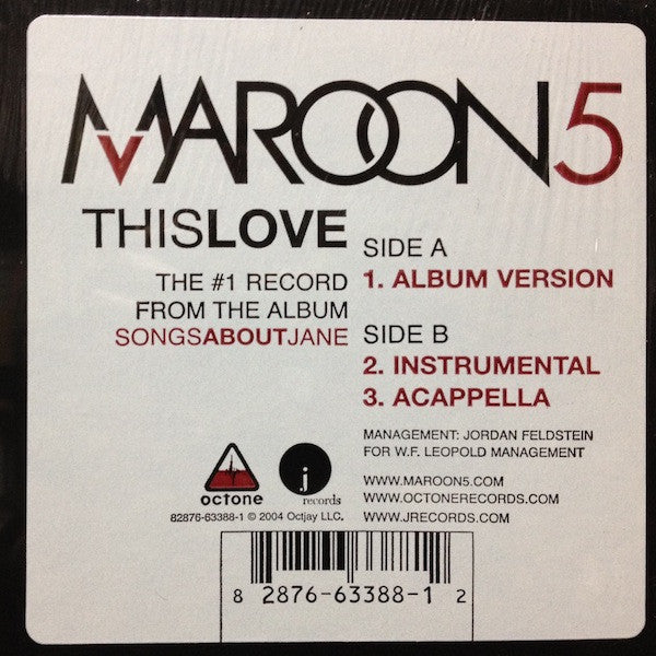 Release: This Love-Vinyl-US-2004-82876-63388-1, 82876-63388-1-SB-3403472