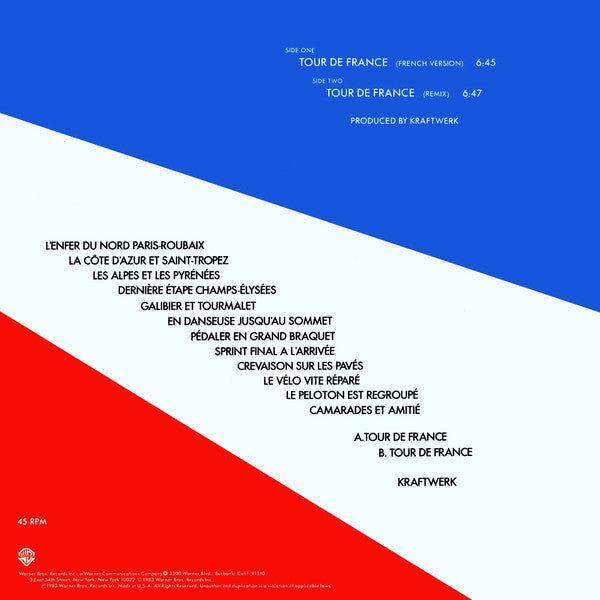 Release: Tour De France-Vinyl-US-1983-0-20146, 9 20146-0 A-3966