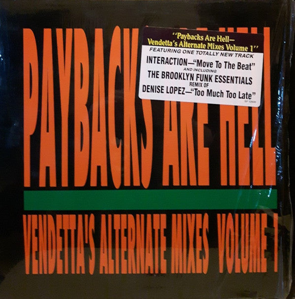 Paybacks Are Hell - Vendetta's Alternate Mixes Volume 1