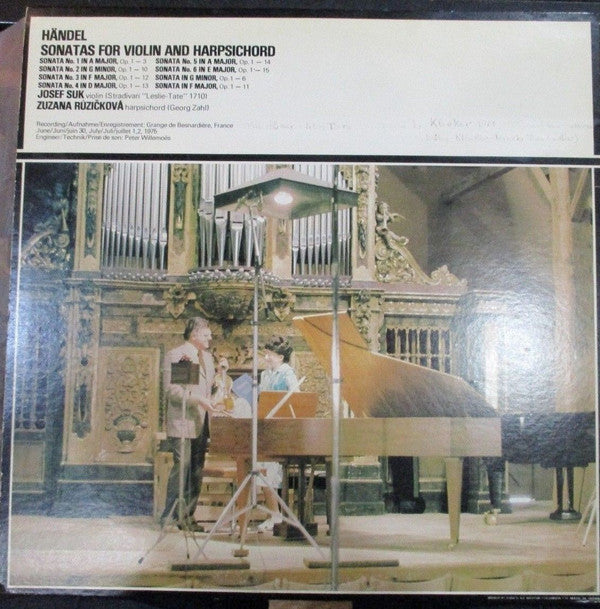 The Eight Sonatas For Violin And Harpsichord