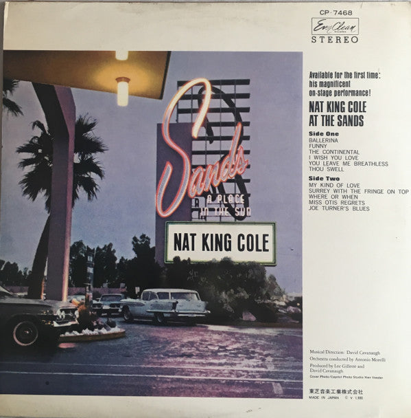 Master Release: Nat King Cole At The Sands by Nat King Cole