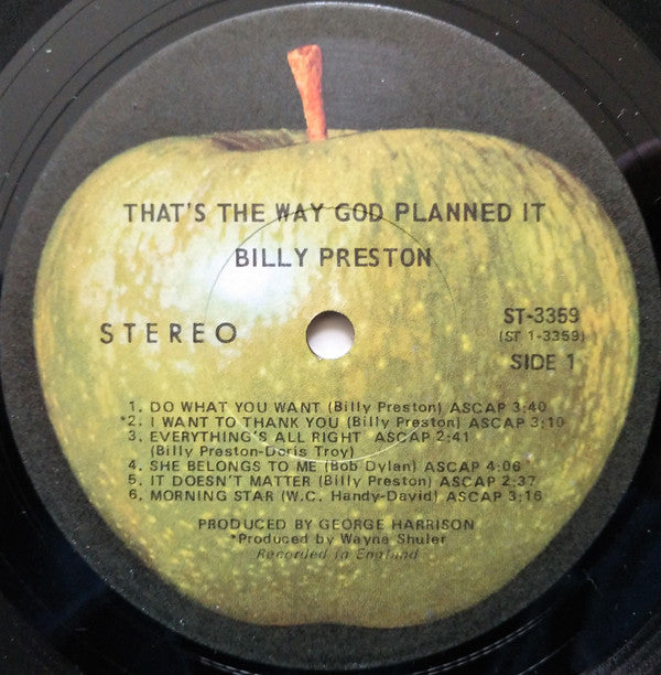 That's The Way God Planned It