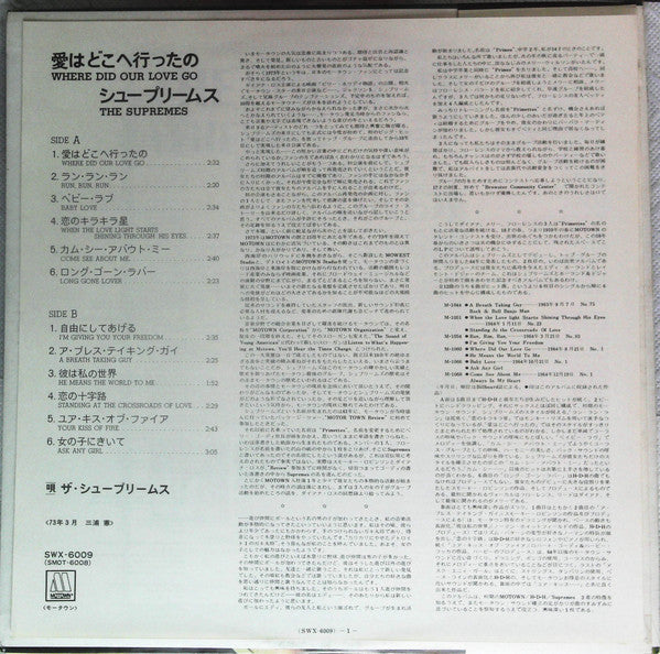 Where Did Our Love Go