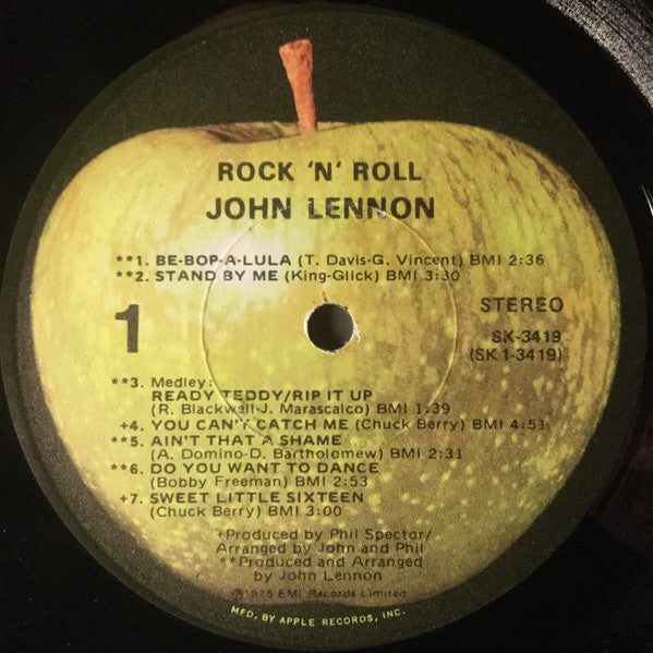 Release: Rock 'N' Roll-Vinyl-US-1975-SK-3419-11218489