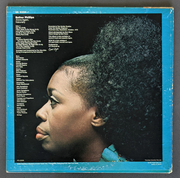 Release: Alone Again, Naturally-Vinyl-Japan-1973-SR 3334-20333632