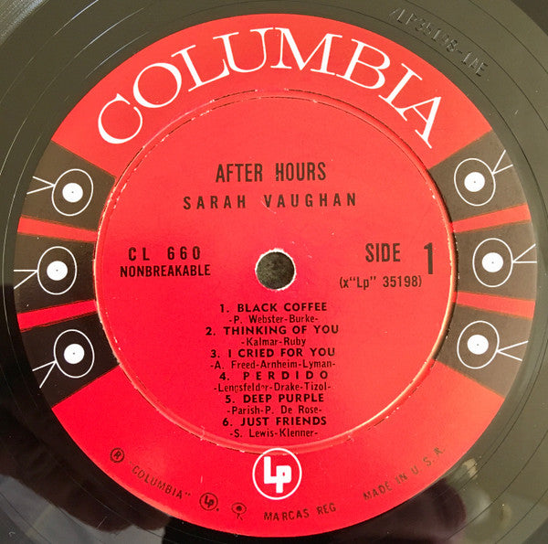 After Hours With Sarah Vaughan