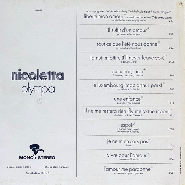 Release: Olympia-Vinyl-France-1969-521 099, 521 099-13630242