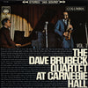 The Dave Brubeck Quartet - At Carnegie Hall (Vol. 1) (LP, Album, Stereo) - Very Good (VG) / Very Good (VG)