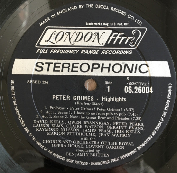 Peter Grimes - Highlights