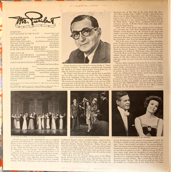 Mr. President - Original Broadway Cast