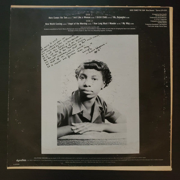 Release: Here Comes The Sun-Vinyl-US-1971-LSP-4536-17462089