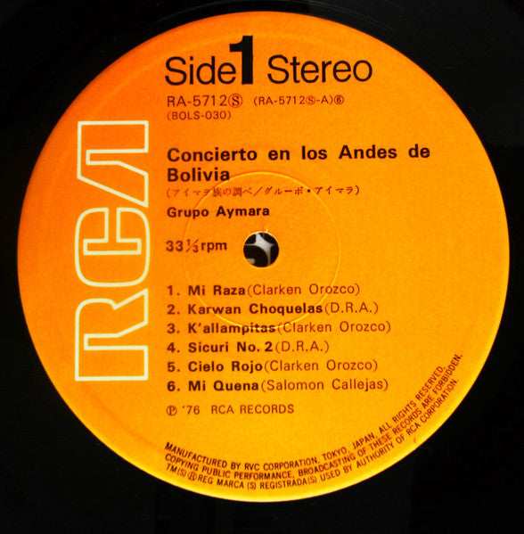 Concierto En Los Andes de Bolivia