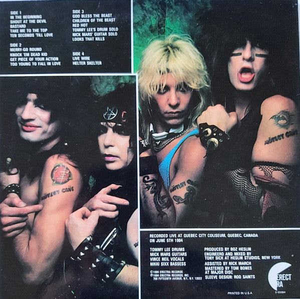 Master Release: Too Young To Fall In Love, Too Old To Walk Naked by Mötley Crüe