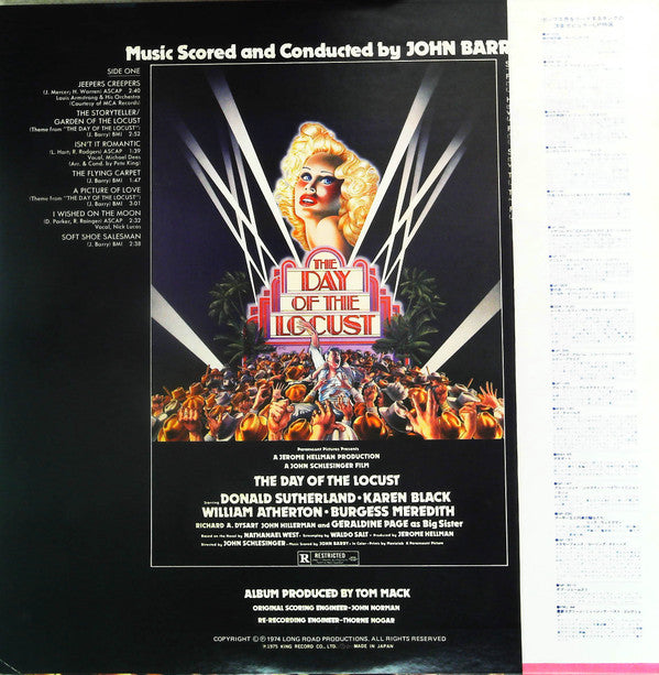 The Day Of The Locust (Original Soundtrack Recording)