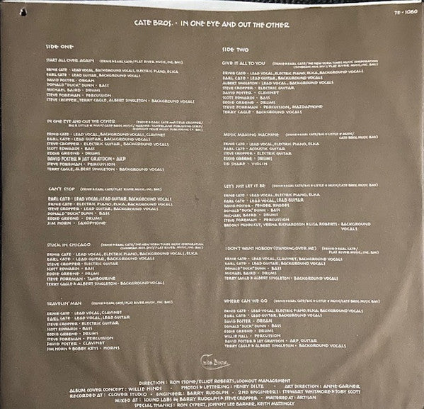 In One Eye And Out The Other